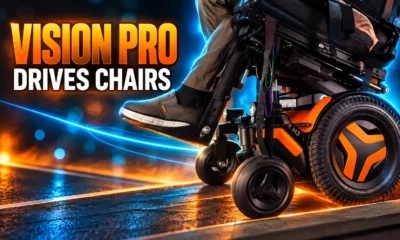 Apple Vision Pro eye tracking wheelchair Tolt LUCI
