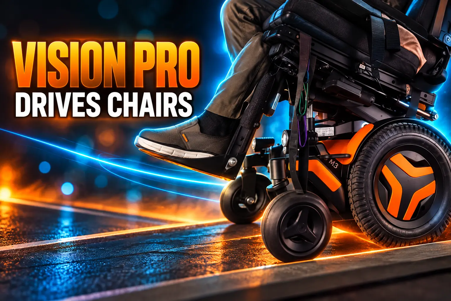Apple Vision Pro eye tracking wheelchair Tolt LUCI