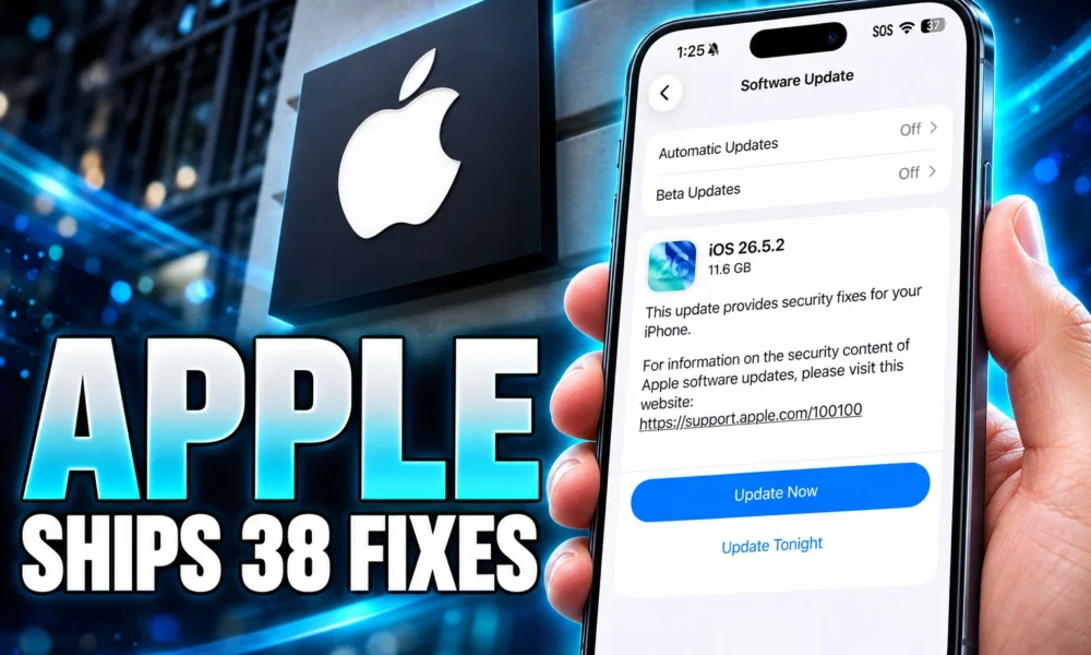 Apple iOS 26.5.2 early security update AI patches