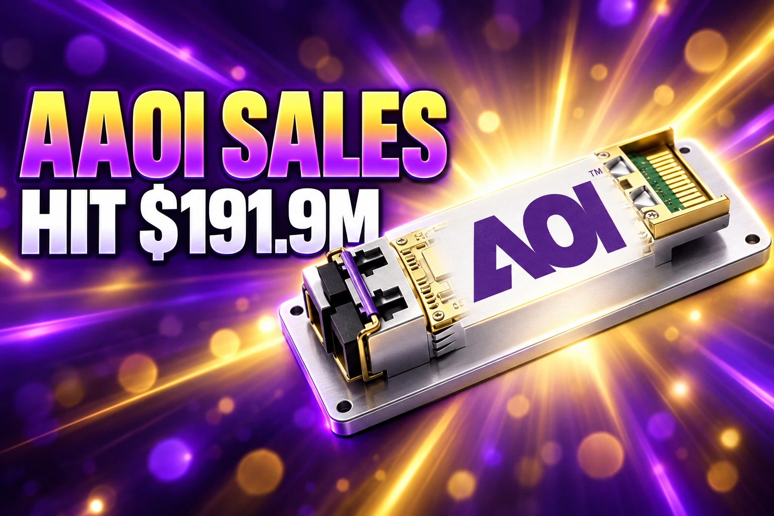 Applied Optoelectronics AAOI 800G optical stock bet