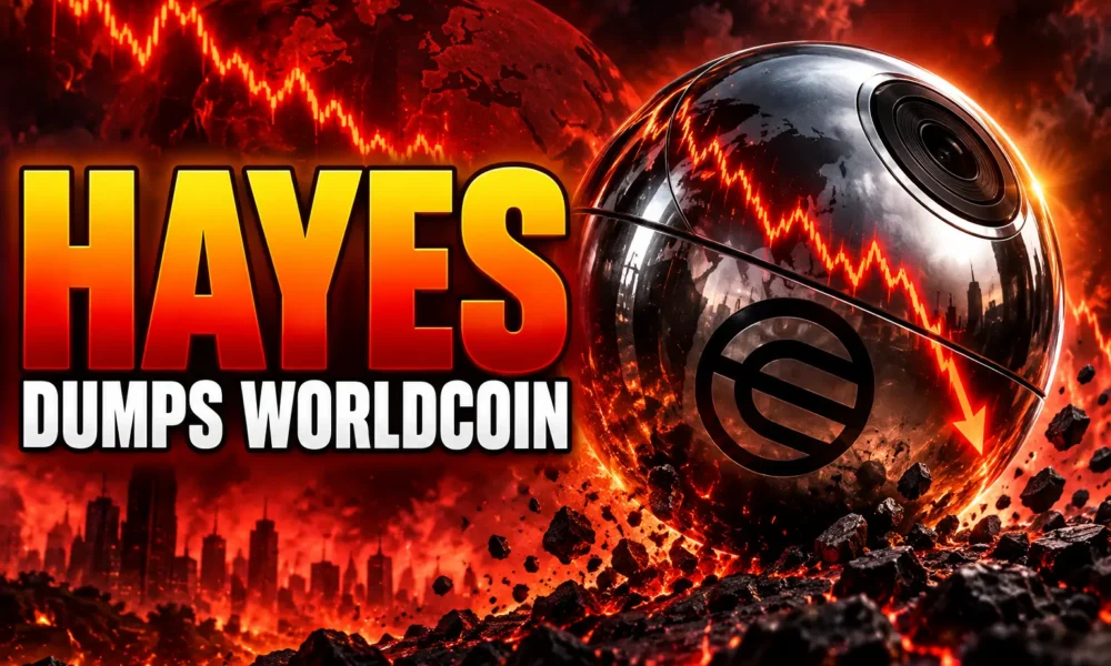 Arthur Hayes sells Worldcoin after SpaceX chart