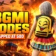 BGMI Smiling Pal Backpack redeem codes August 2026
