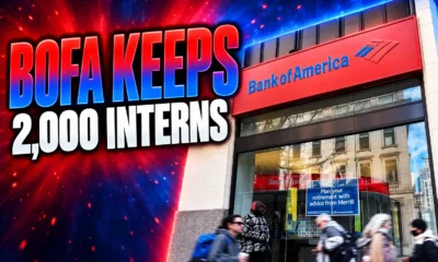 Bank of America 2,000 summer interns AI hiring