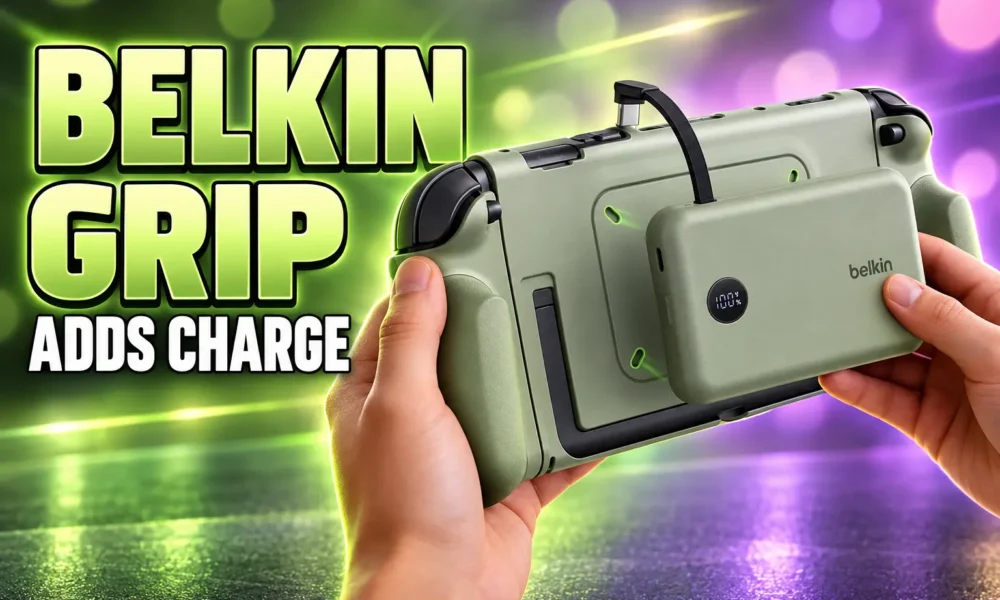 Belkin Charging Grip Nintendo Switch 2 magnetic battery