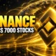 Binance 7000 US stocks converted into bStocks