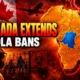 Canada Ebola travel ban Uganda South Sudan still active