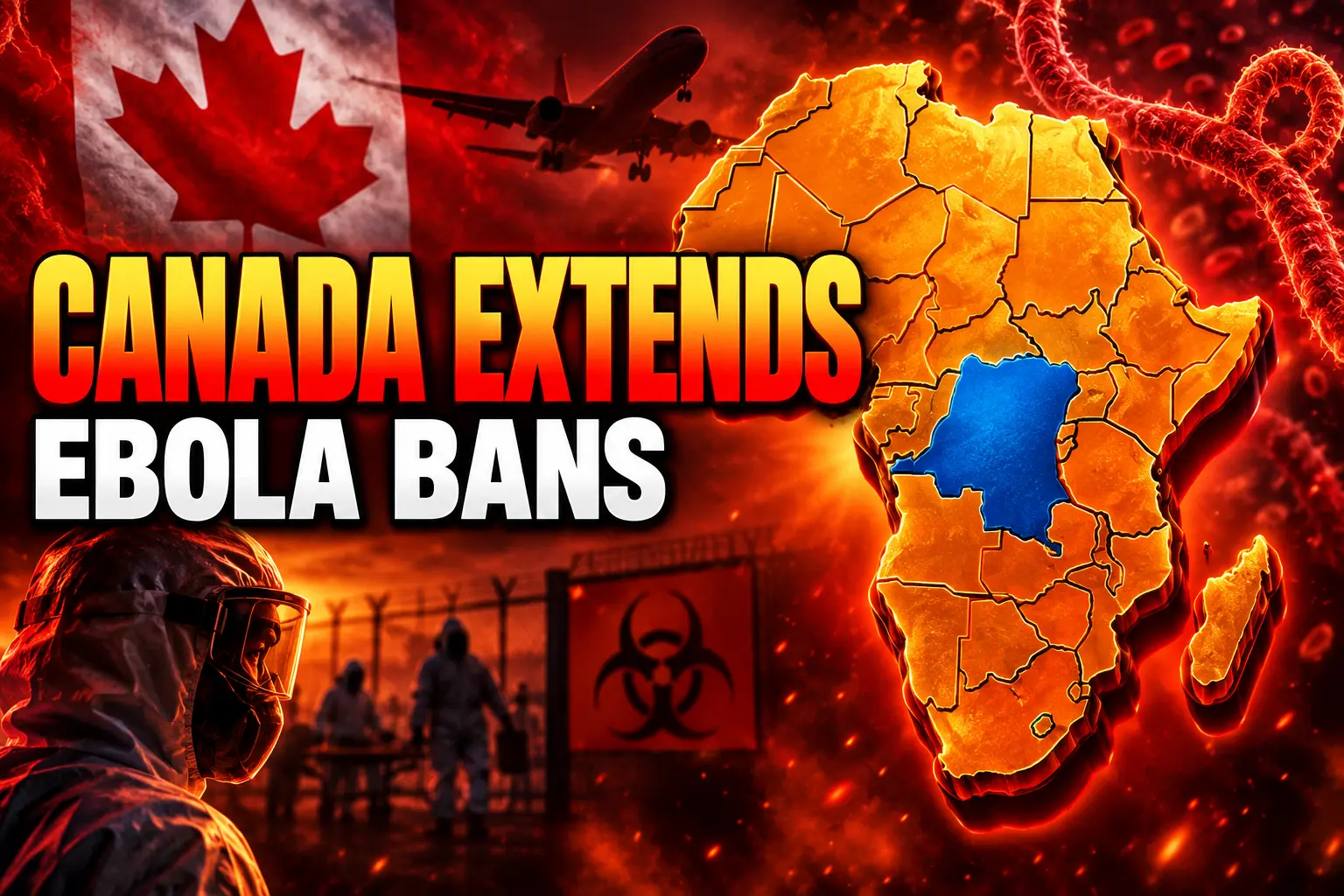 Canada Ebola travel ban Uganda South Sudan still active