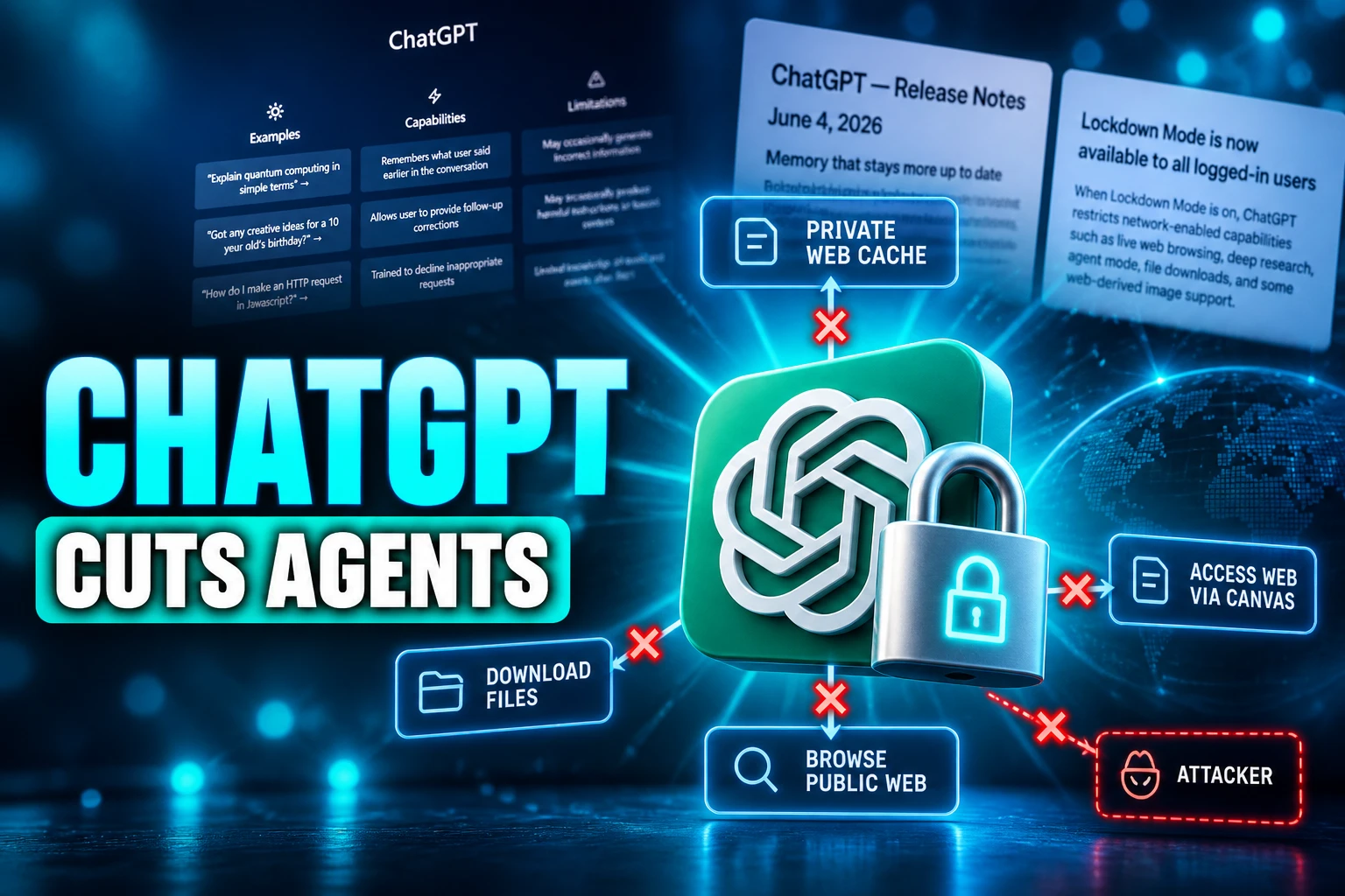 ChatGPT Lockdown Mode prompt injection protection setting