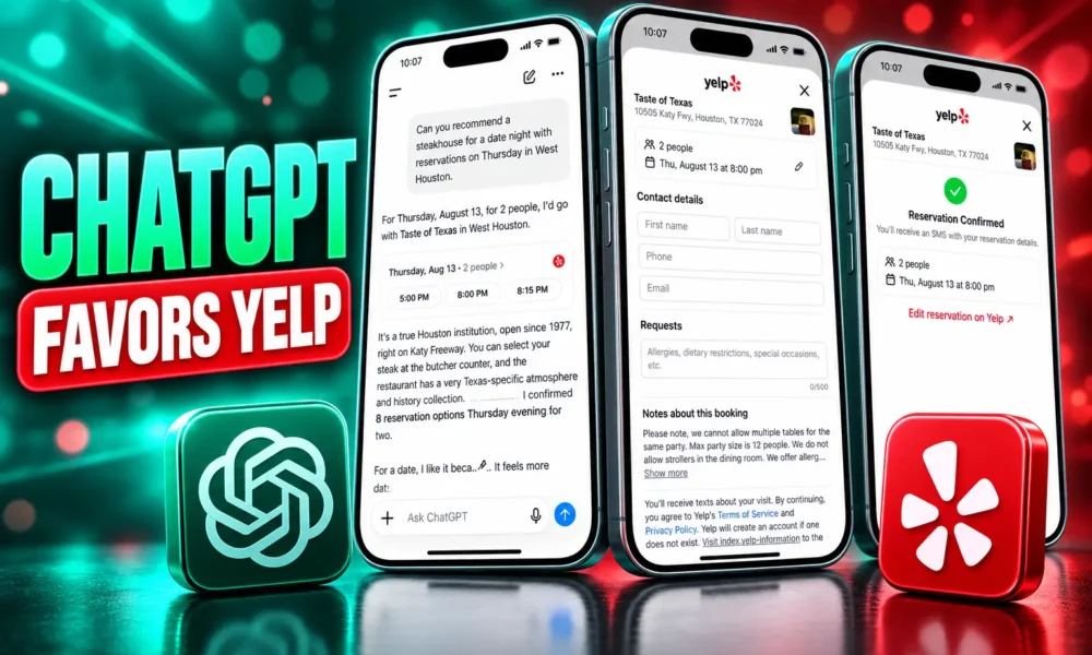ChatGPT Yelp Guest Manager restaurant waitlist booking