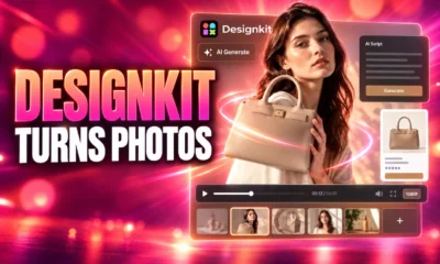 Designkit AI video platform product photos to videos
