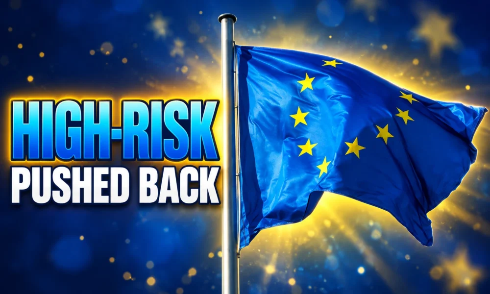 EU AI Act high-risk rules pushed to 2027