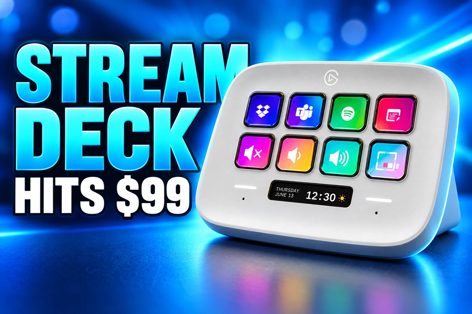 Elgato Stream Deck Neo LCD keys for work