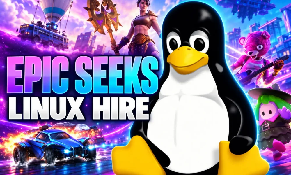 Epic Games Linux anti-cheat champion job listing