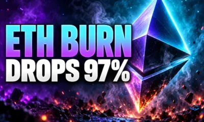 Ethereum ETH burn collapse after layer 2 fee crash