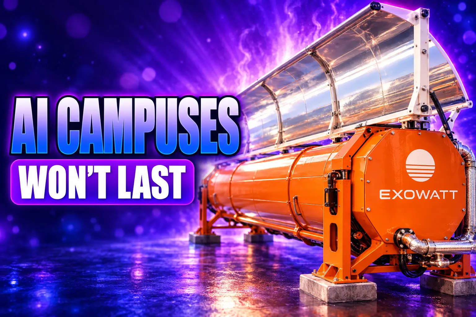 Exowatt warns gas AI campuses may not last