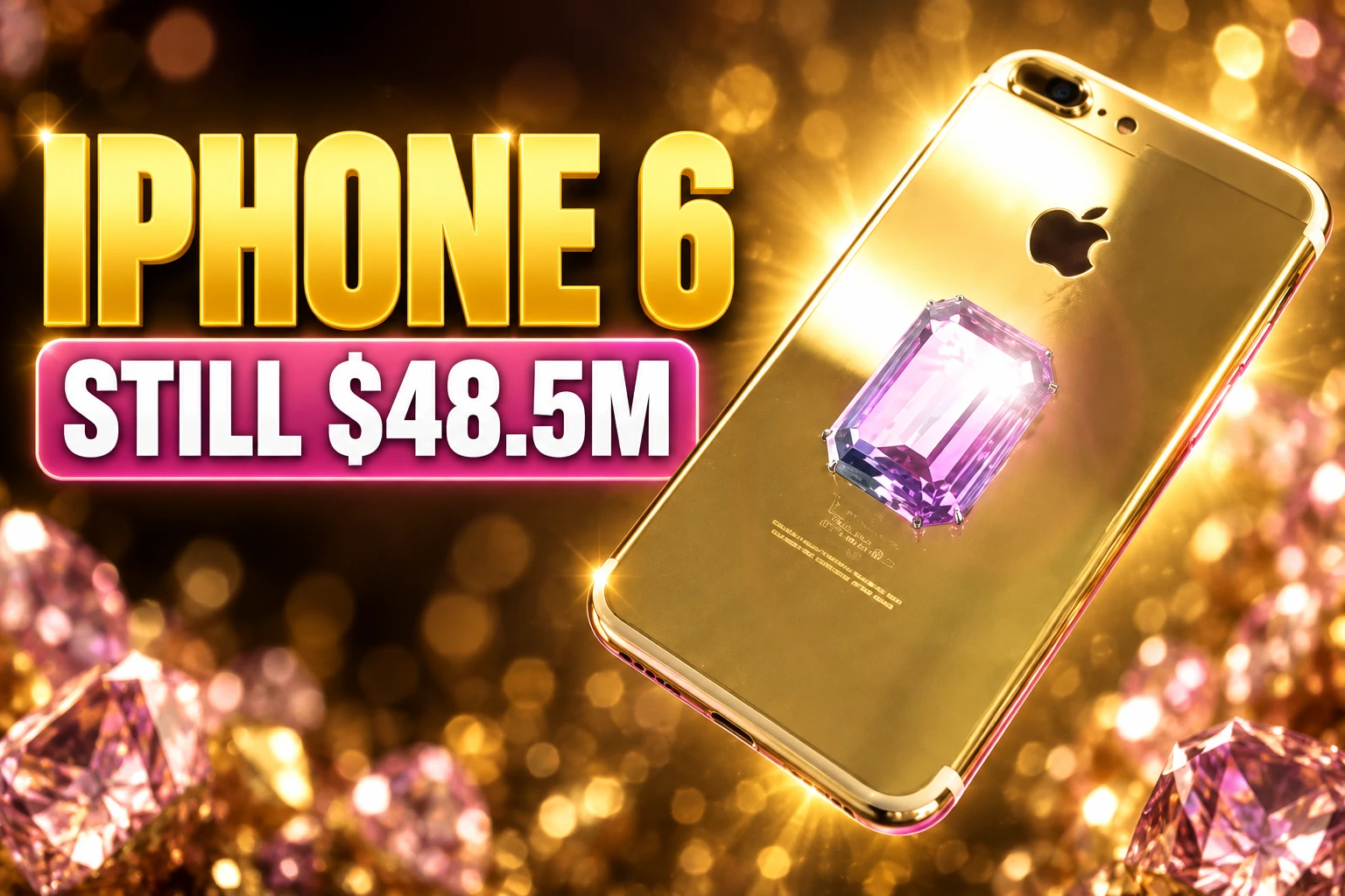 Falcon Supernova iPhone 6 pink diamond $48.5 million