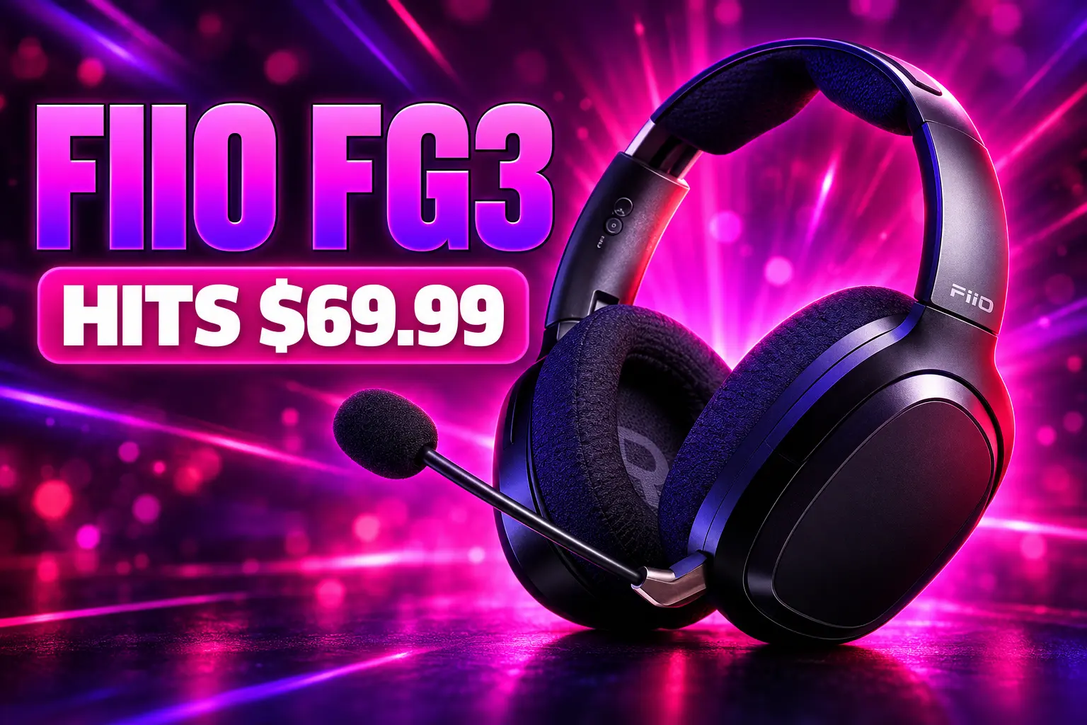 FiiO FG3 coaxial dual driver USB dongle headset