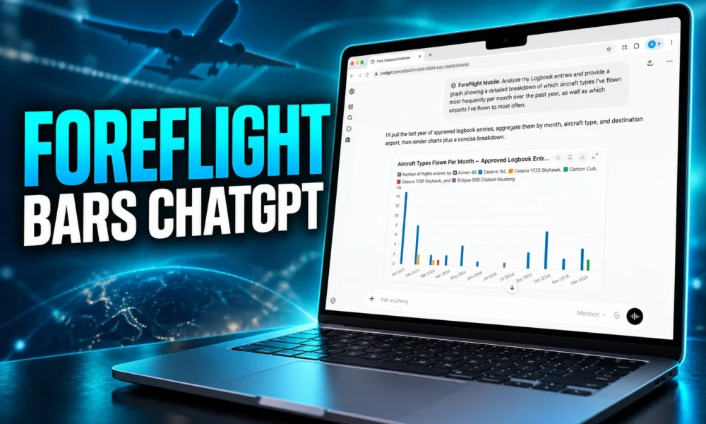 ForeFlight AI Connector ChatGPT aviation preview