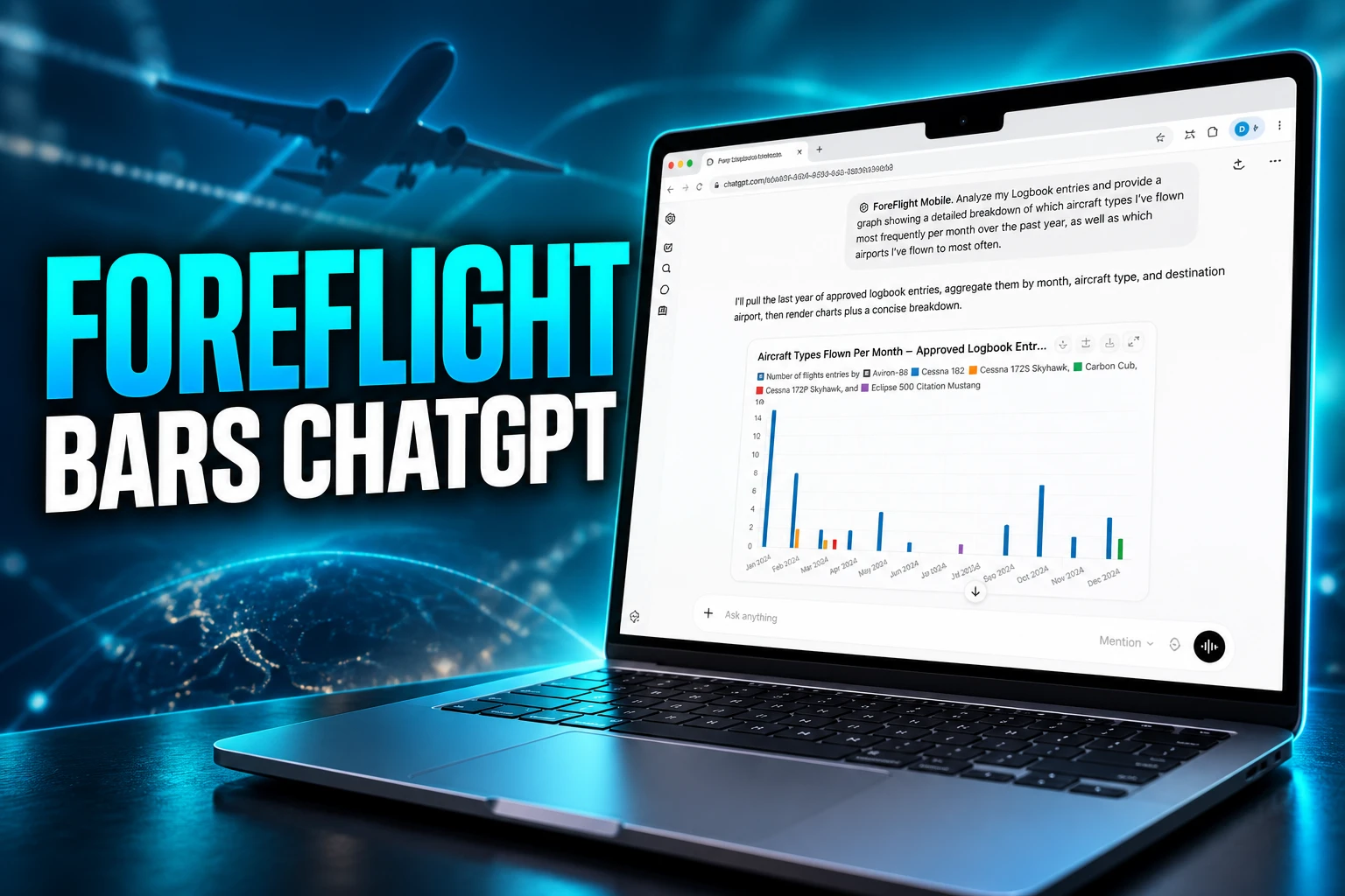 ForeFlight AI Connector ChatGPT aviation preview