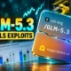 GLM-5.3 CyberGym score versus Mythos 5 exploits