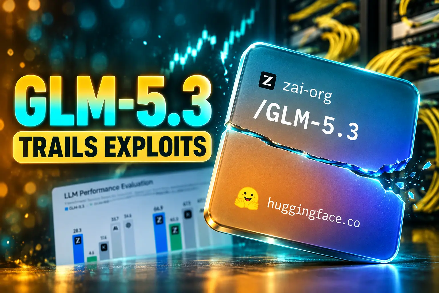 GLM-5.3 CyberGym score versus Mythos 5 exploits