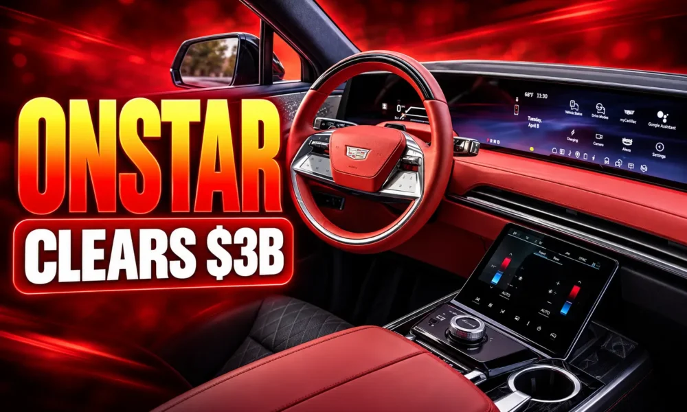 GM OnStar clears $3 billion software revenue