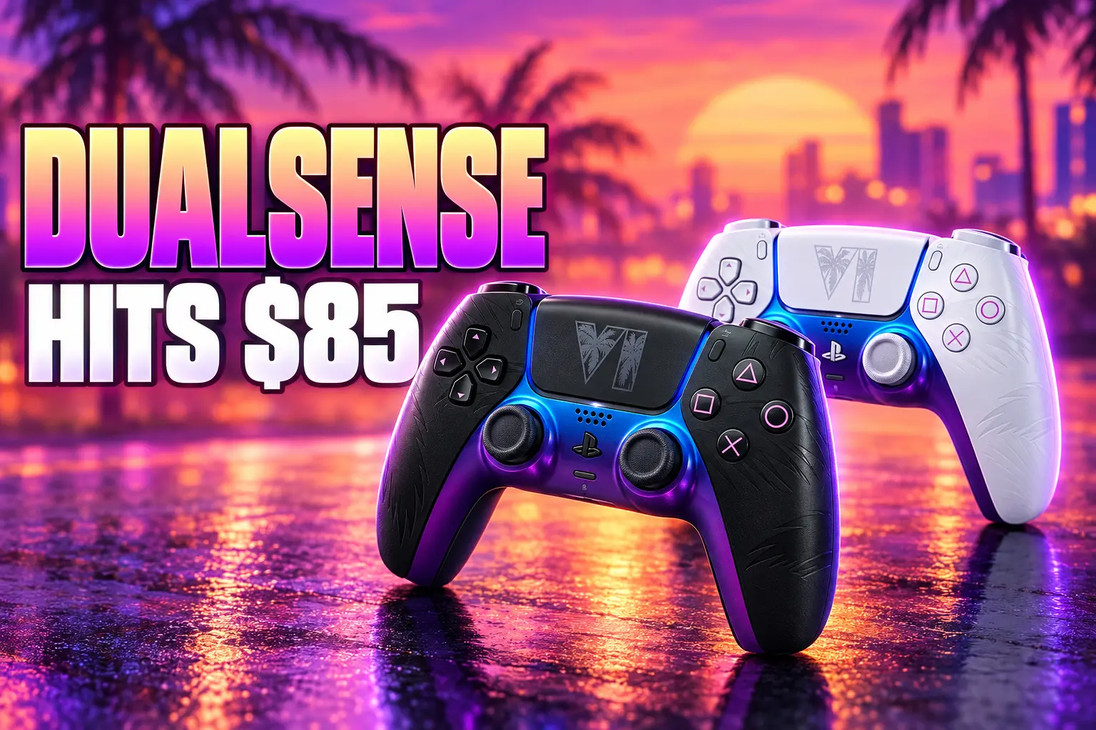 GTA 6 DualSense limited edition controllers $84.99 price