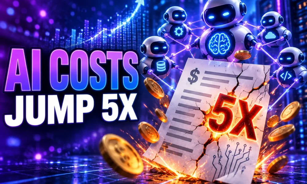 Gartner AI agents fivefold inference cost warning