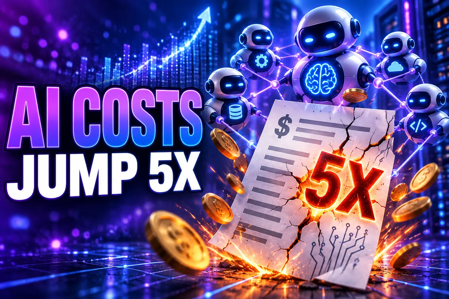 Gartner AI agents fivefold inference cost warning
