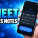 Google Meet Gemini in-person meeting notes on phone