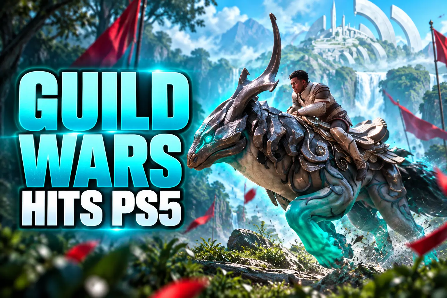 Guild Wars 3 PC PS5 announcement Seeker mount