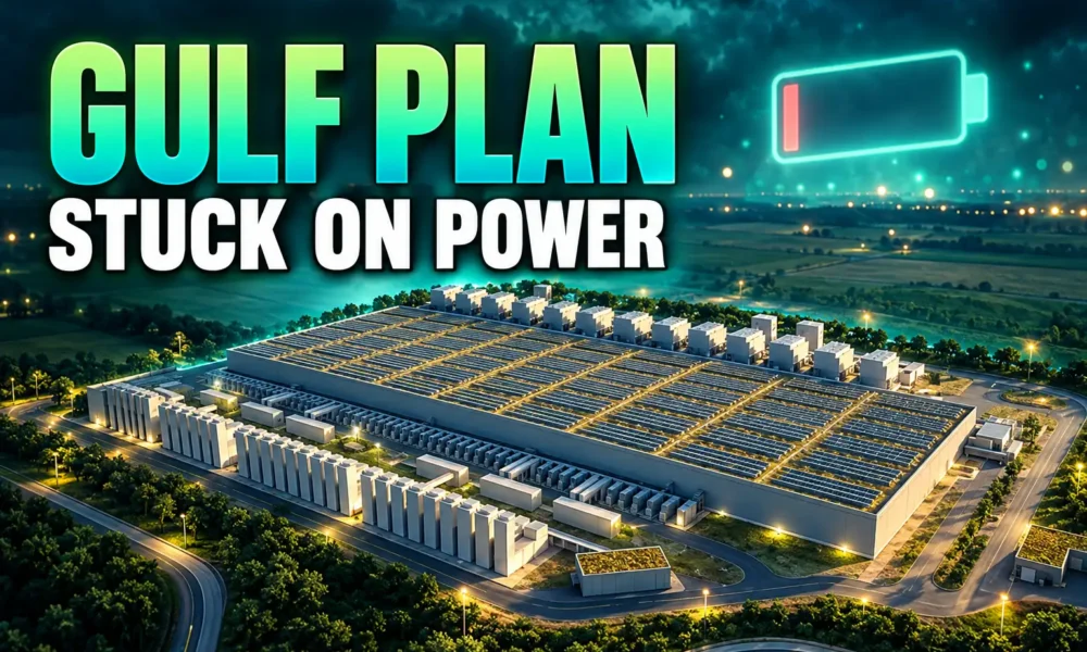 Gulf Development 2000 MW AI data center power plan