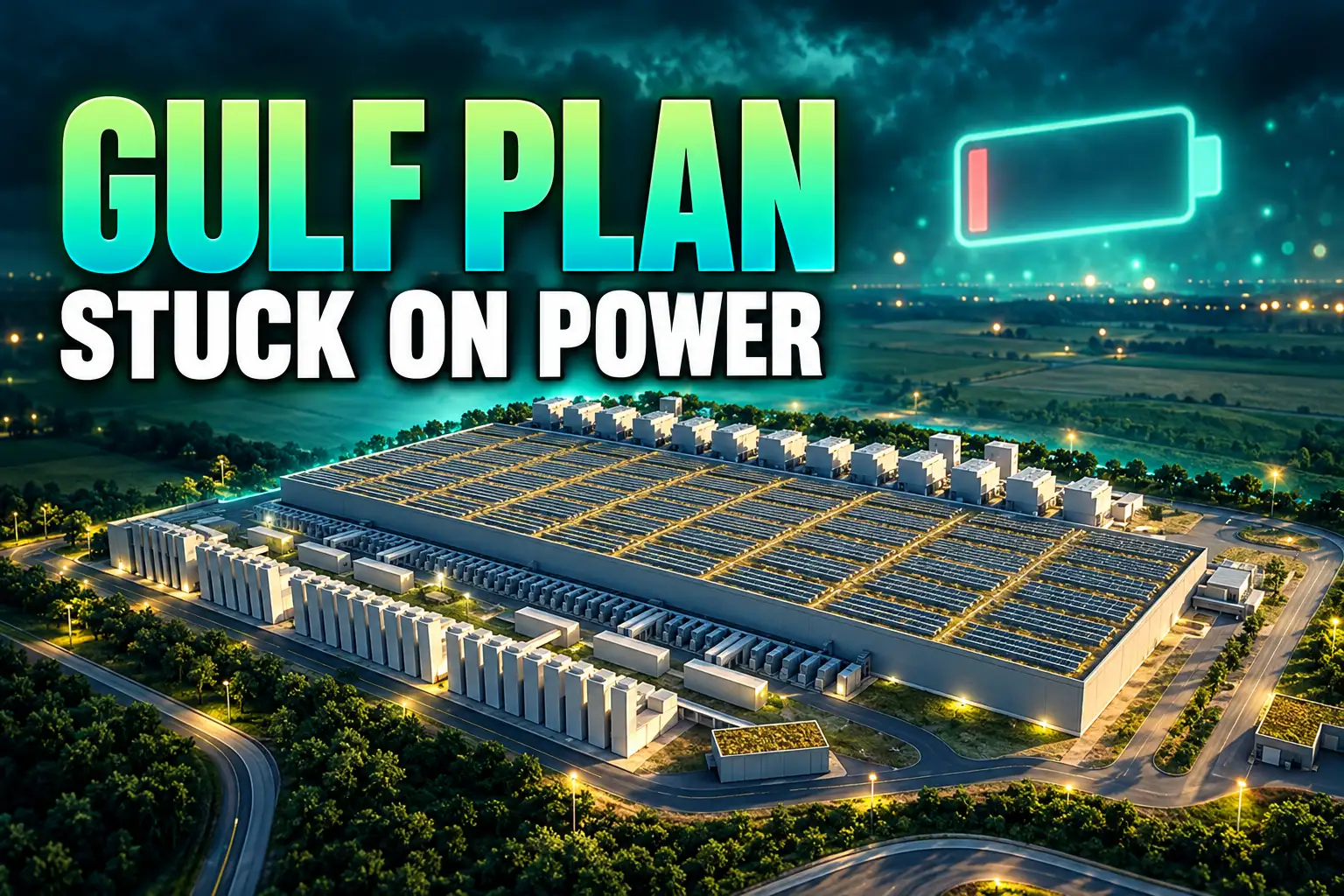Gulf Development 2000 MW AI data center power plan
