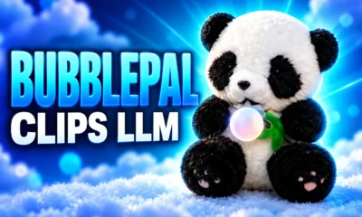 Haivivi BubblePal AI companion toy on panda plush