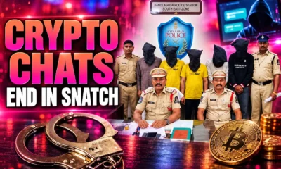 Hyderabad Facebook crypto robbery ₹7 lakh Bandlaguda arrest