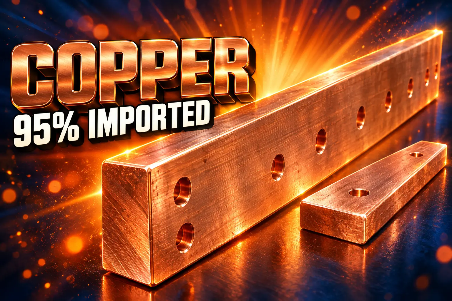 India AI data centers copper import dependence 800V