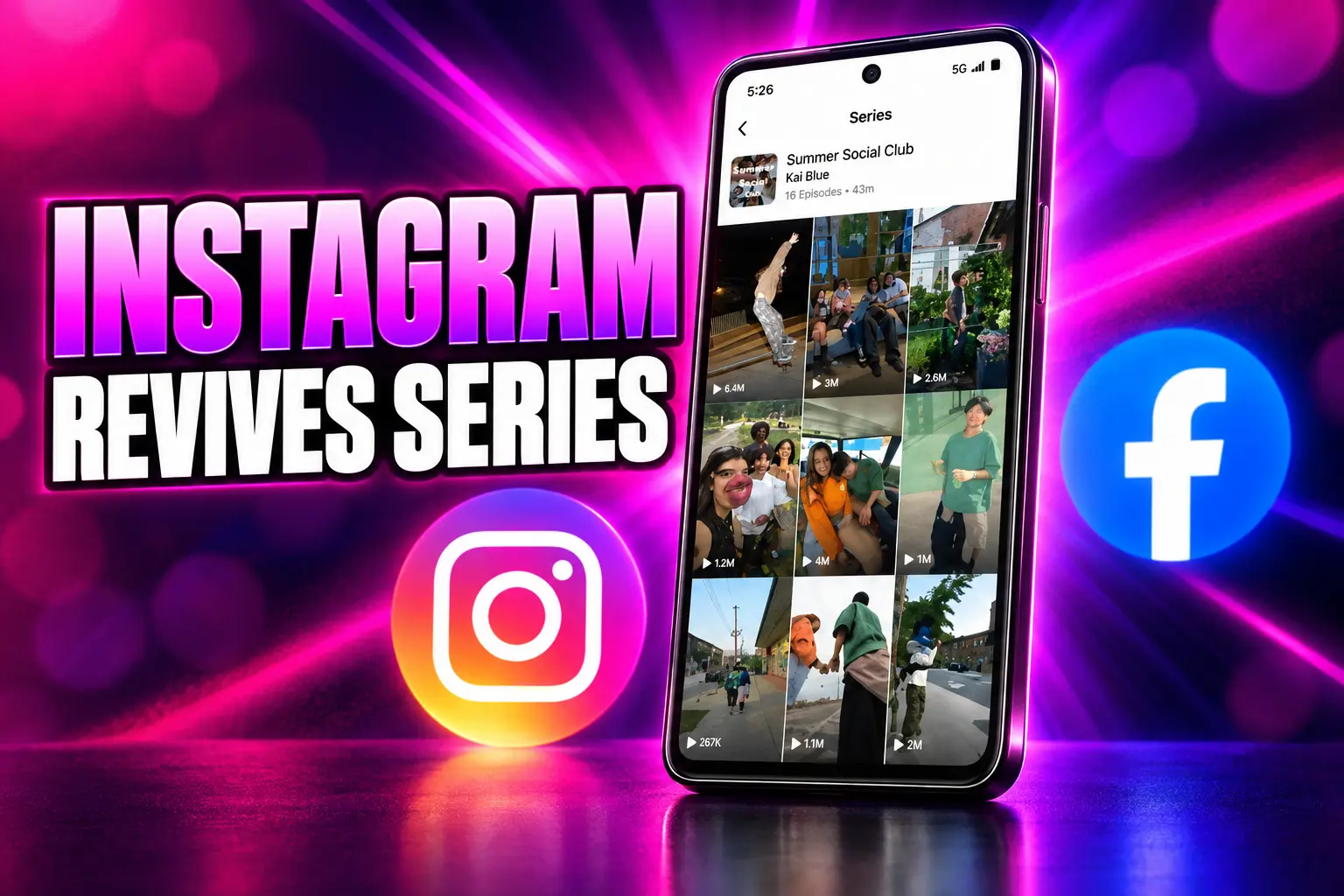 Instagram Reels Series feature test Meta 2026