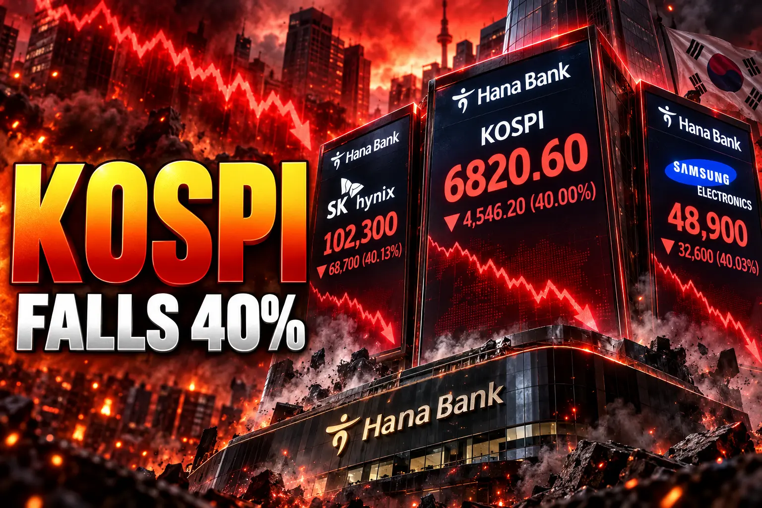 KOSPI crash AI chip stocks Korean retail losses