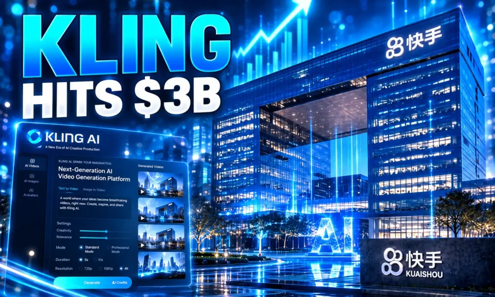 Kling AI $3 billion funding round Kuaishou