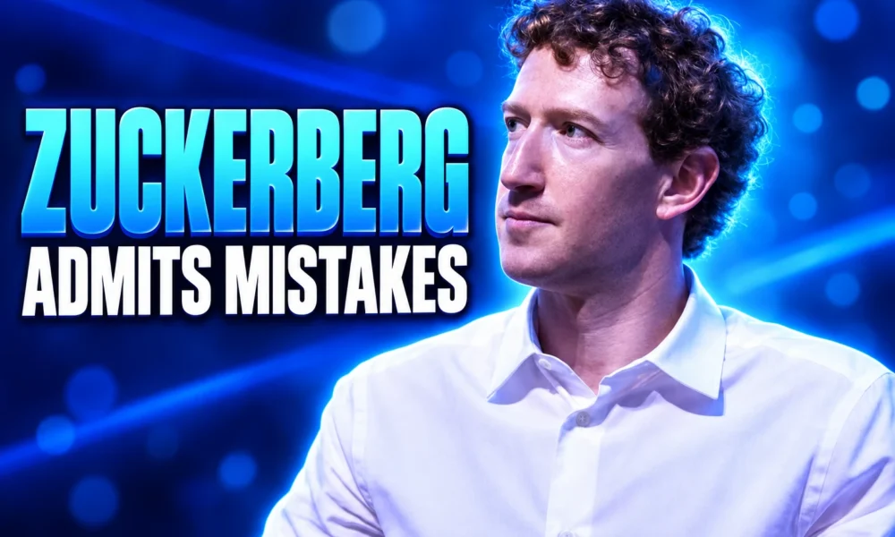 Mark Zuckerberg Meta AI workforce mistakes memo
