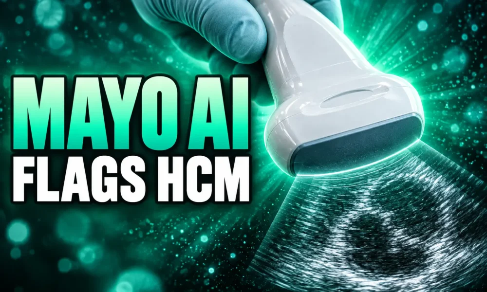 Mayo Clinic AI HCM obstruction resting ultrasound model