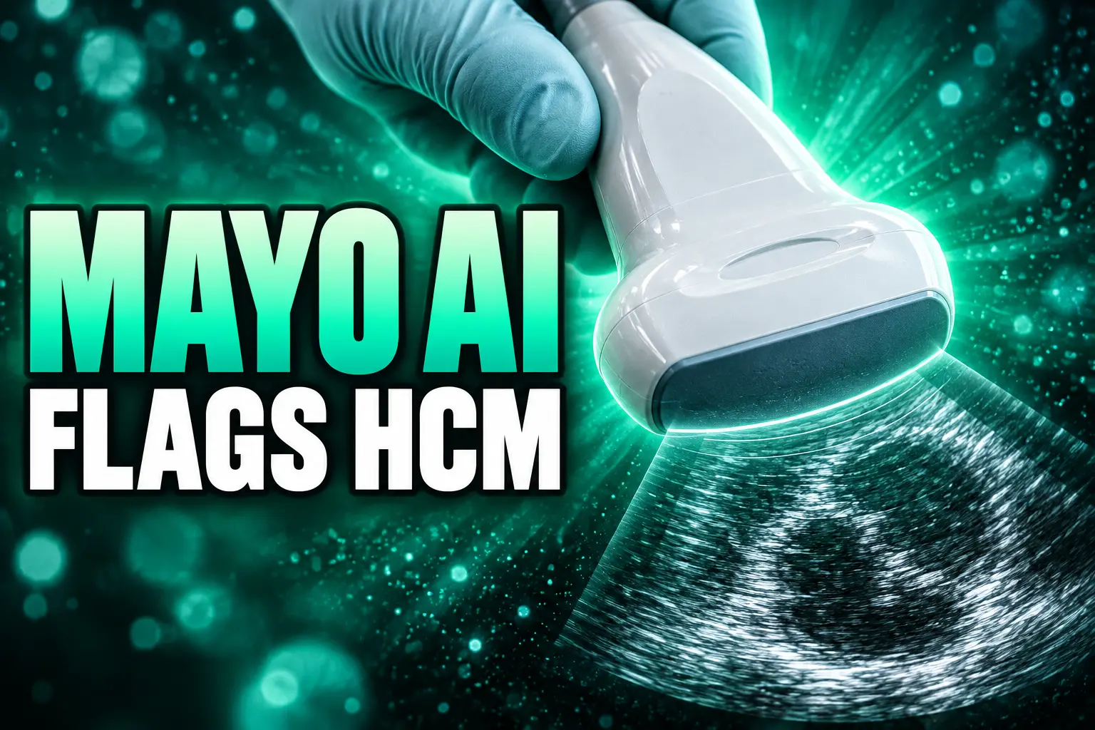 Mayo Clinic AI HCM obstruction resting ultrasound model
