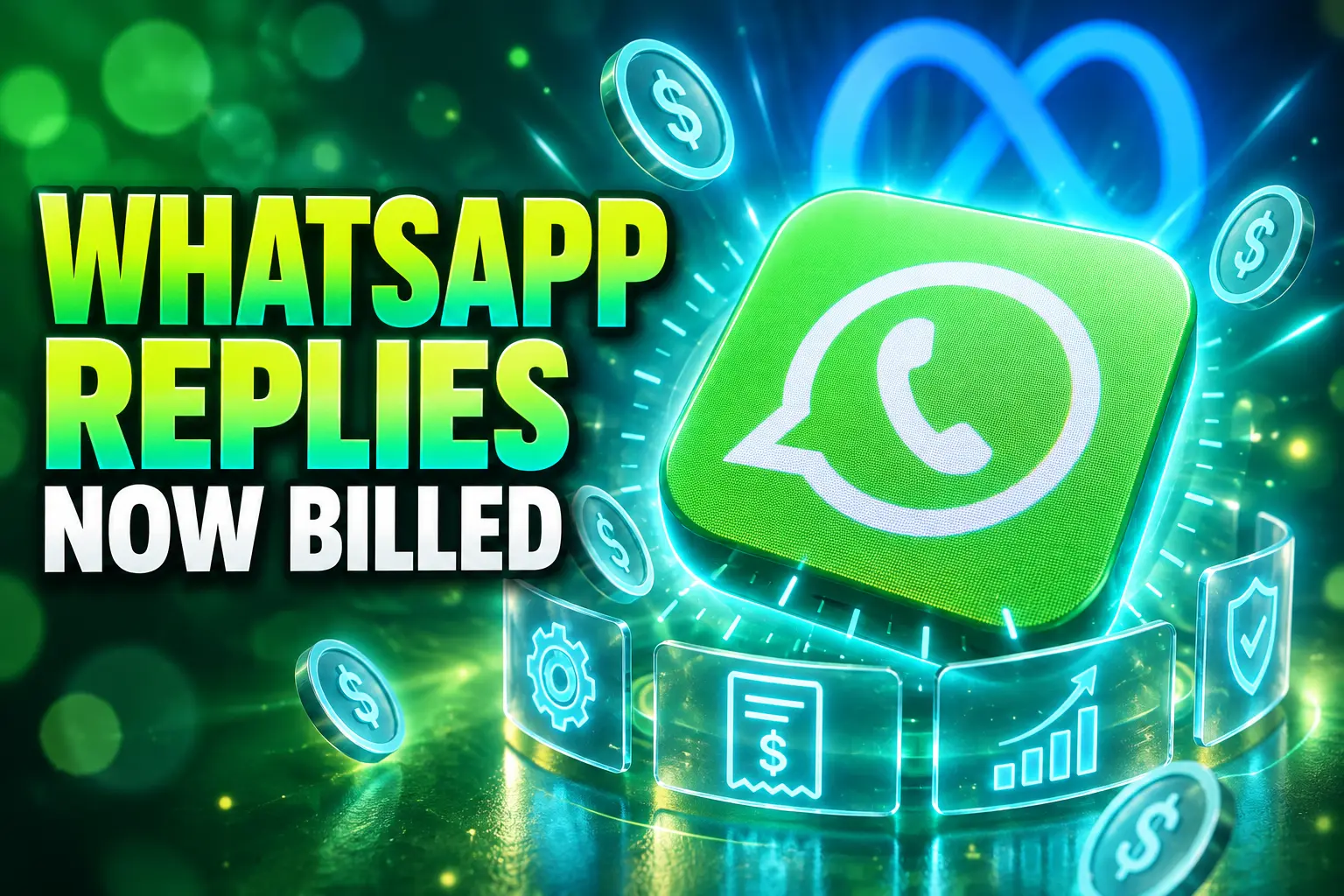 Meta Business Agent WhatsApp token pricing for shops
