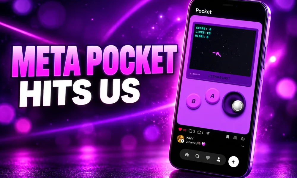 Meta Pocket AI app builds games from prompts