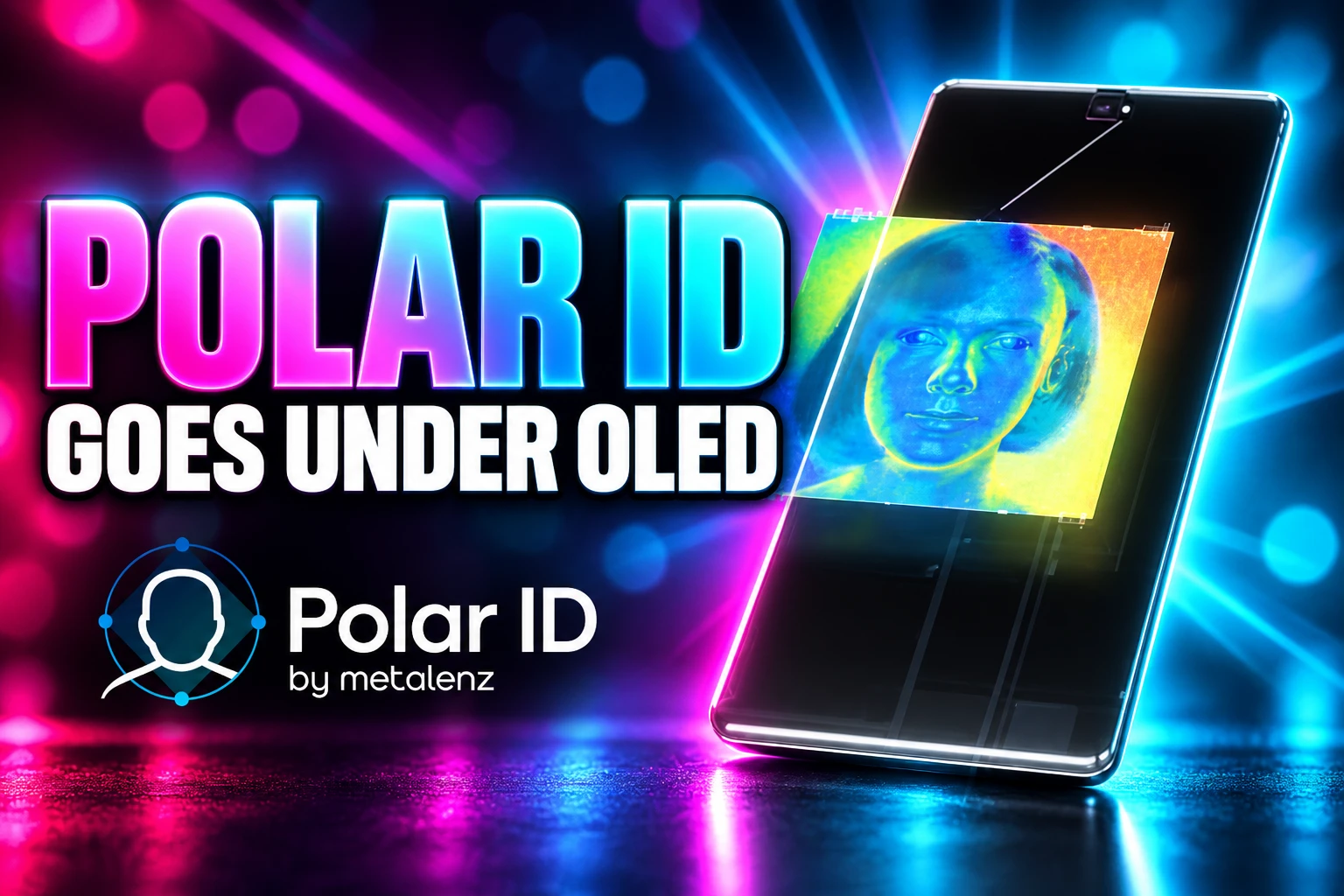 Metalenz Polar ID under-display camera for face authentication