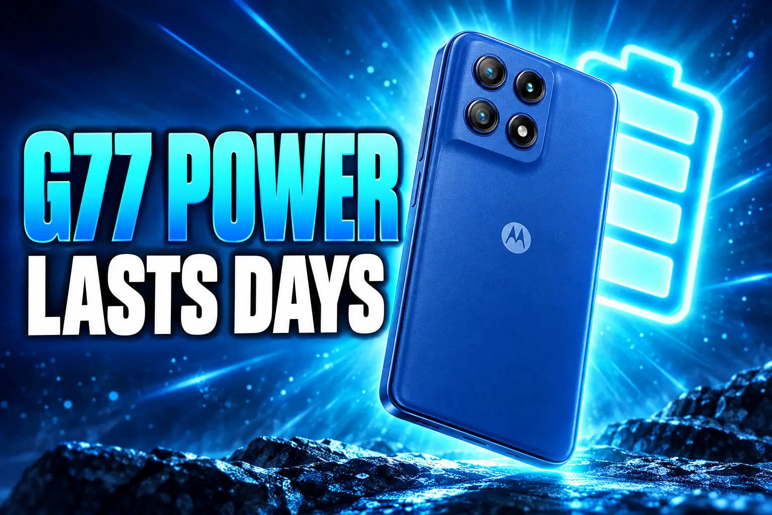 Moto G77 Power 7000mAh battery India launch price