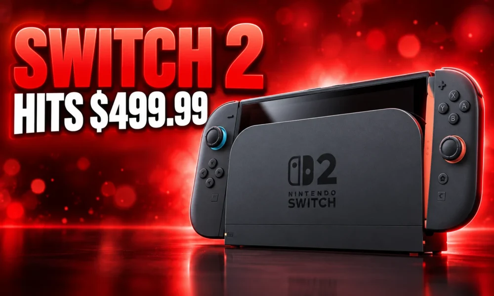 Nintendo Switch 2 price rise to $499.99