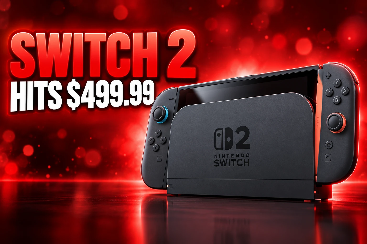 Nintendo Switch 2 price rise to $499.99
