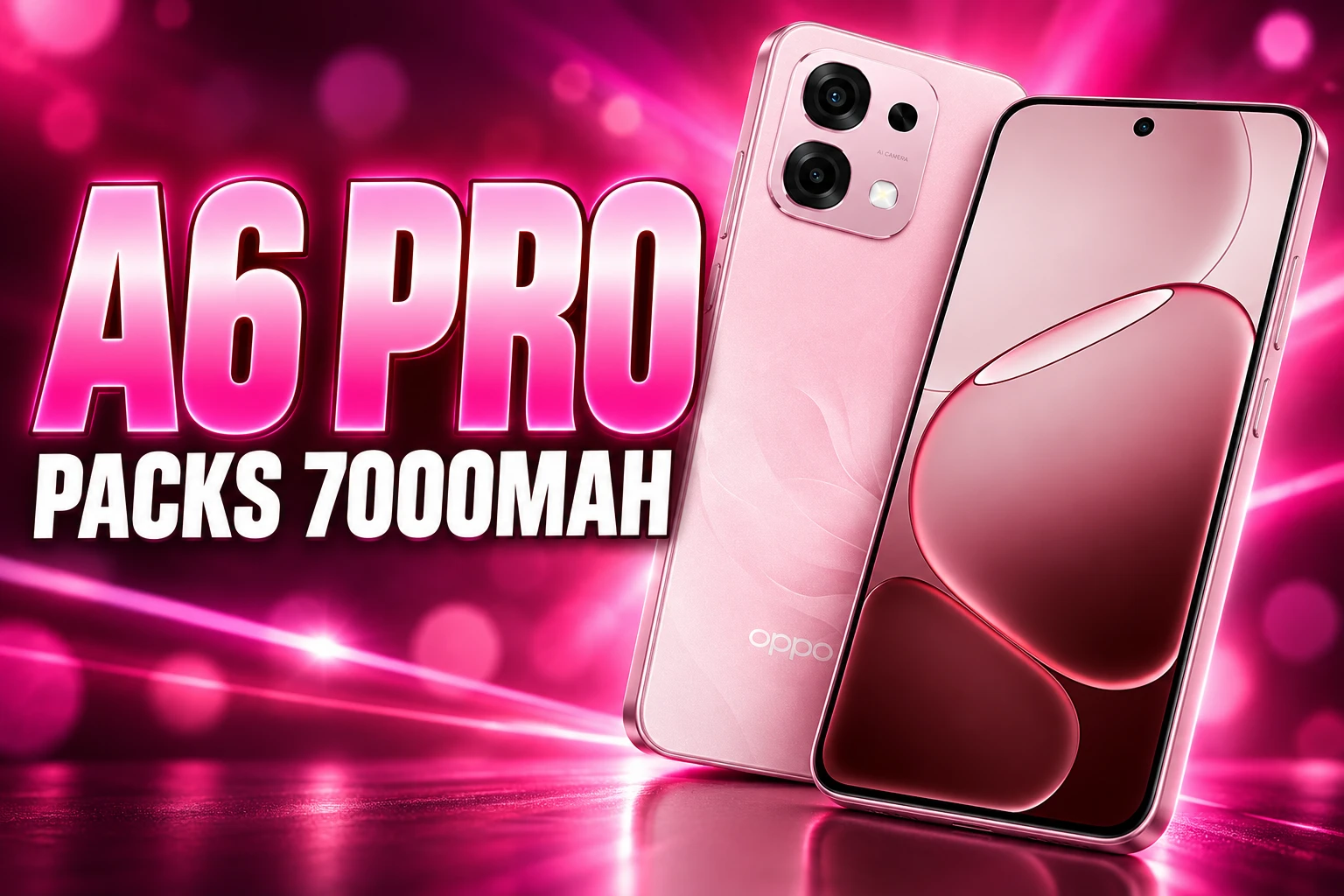 OPPO A6 Pro 7000mAh IP69 AMOLED daily phone