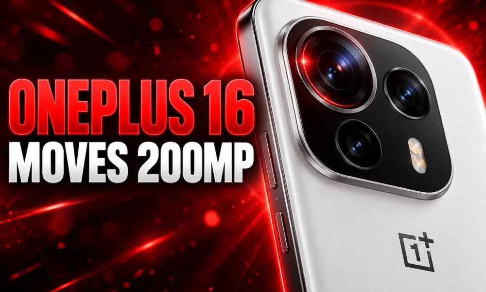 OnePlus 16 200MP main camera 9000mAh leak